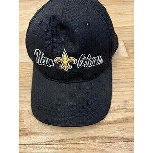 New Orleans Saints Baseball Hat Cap‎ One Size Black NFL Adjustable